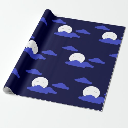 Full Moon at Night Wrapping Paper
