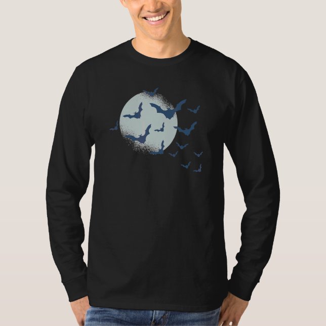 Full Moon Bat Is Designed For Those Who Appreciate T-Shirt (Front)