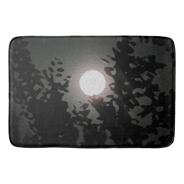 Full Moon Bath Mat (Front)