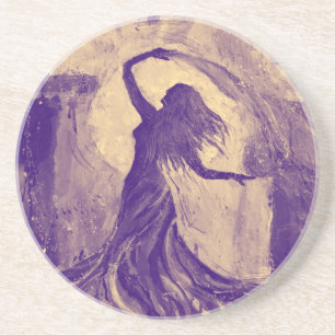 Full Moon Belly Dancer Coaster
