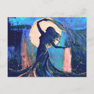 Full Moon Belly Dancer                        Postcard