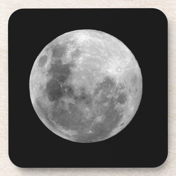 Full Moon Beverage Coaster