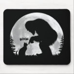 Full Moon Bigfoot Cat Boop  Mouse Pad<br><div class="desc">Full Moon Bigfoot Cat Boop design for cat and bigfoot lovers.</div>
