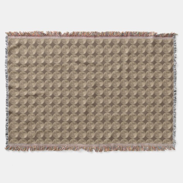 Full Moon Blanket Super Moon Throw Blankets Gifts (Front)