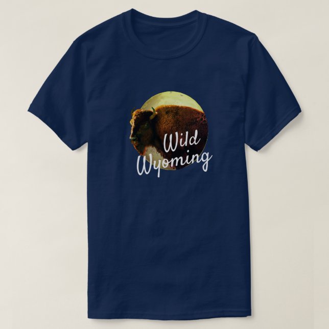 Full Moon & Buffalo Wild Your State T-Shirt (Design Front)