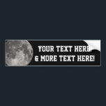 Full Moon Bumper Sticker<br><div class="desc">A beautiful image of the full moon at night.</div>