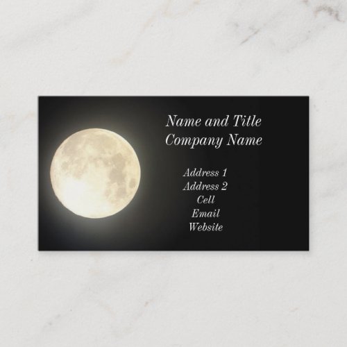 Full Moon BusinessProfile Card