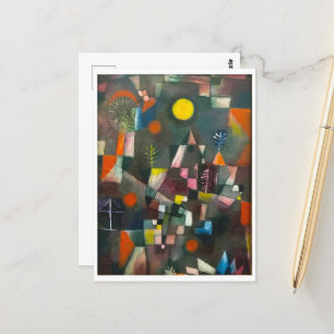 Full Moon by Paul Klee Postcard