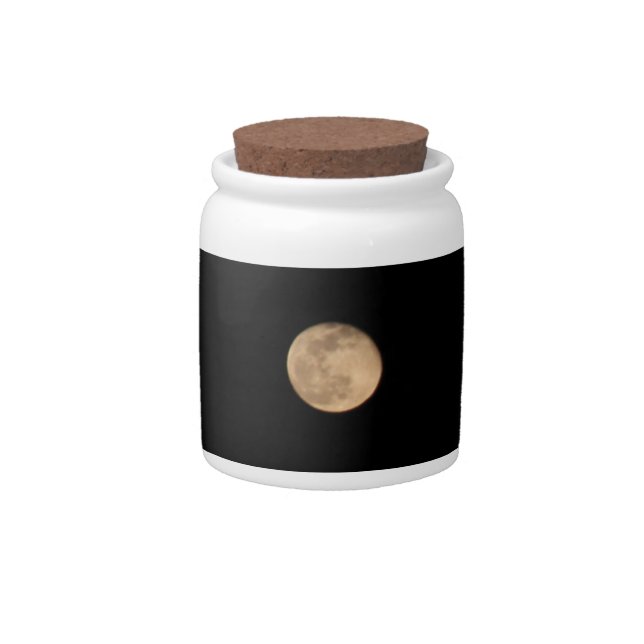 Full Moon Candy Jar (Front)