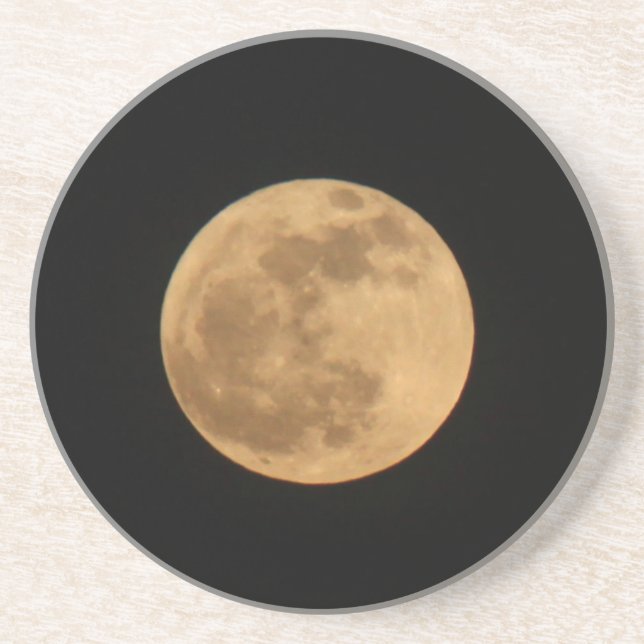 full moon caosters drink coaster (Front)