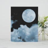 FULL MOON CLOUDS BLUE (Standing Front)