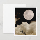 FULL MOON CLOUDS SEPIA (Front/Back)