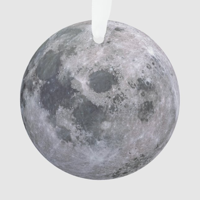 FULL MOON Custom Acrylic Hanging Ornament (Front)