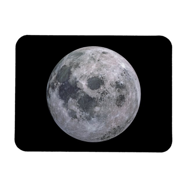 FULL MOON Custom Flexible Fridge Magnet (Horizontal)