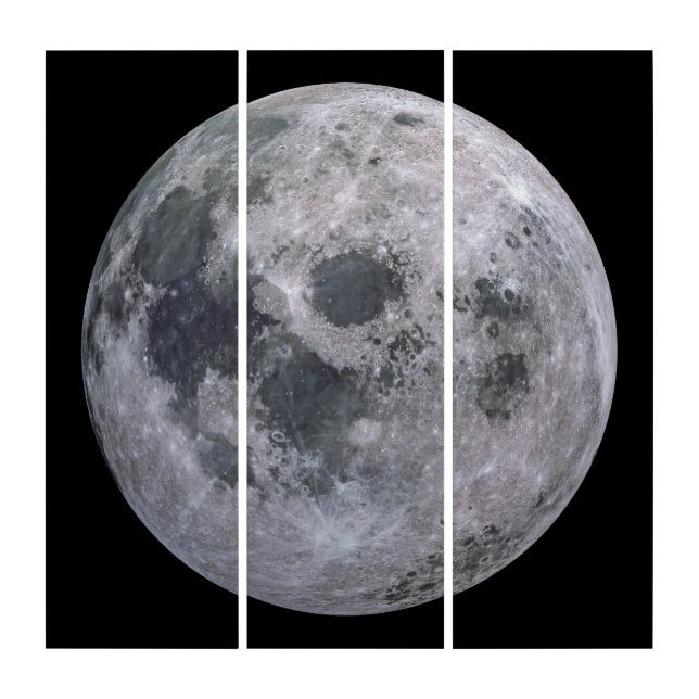 FULL MOON Custom Photo HD Acrylic Triptych (Front)