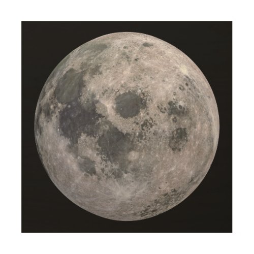 FULL MOON Custom Photography Wood Wall Art