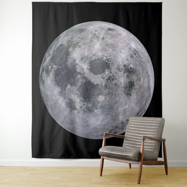 FULL MOON Custom Polyester Tapestry (In Situ)