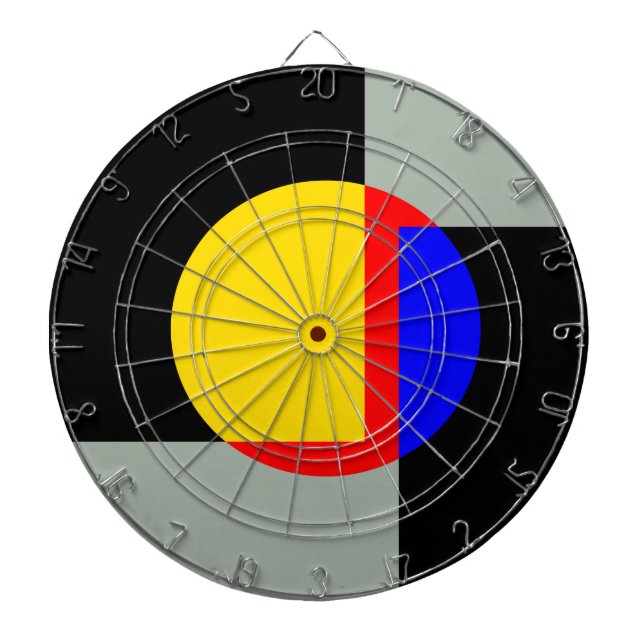 Full moon dart board (Front)