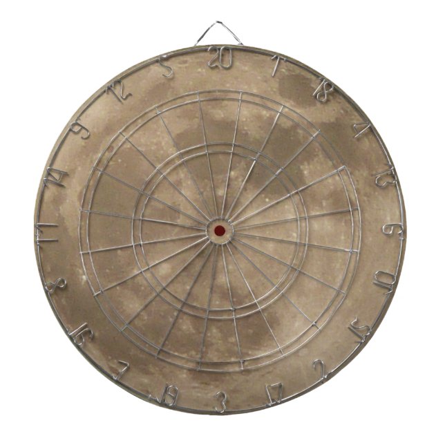 Full Moon Dartboard Moon Darts Astronomy Decor (Front)