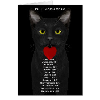 Full Moon Dates  cat 2026