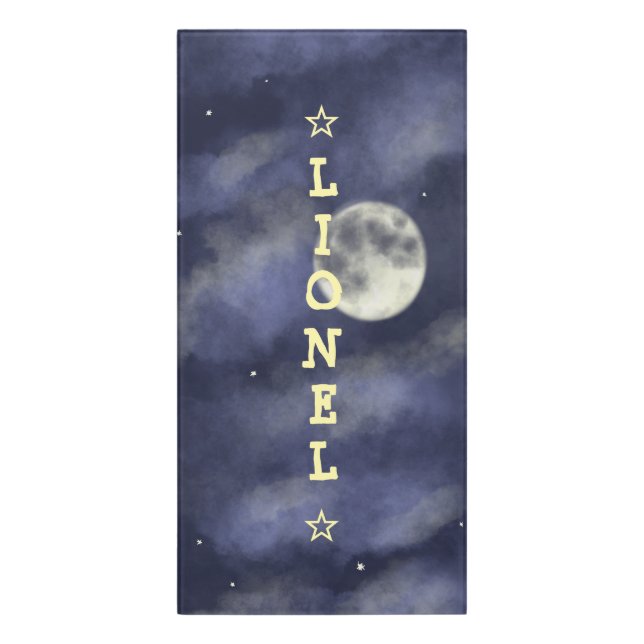 Full moon  door sign (Classic Front Vert)