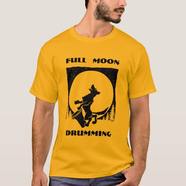 Full Moon Drum T-Shirt (Front)