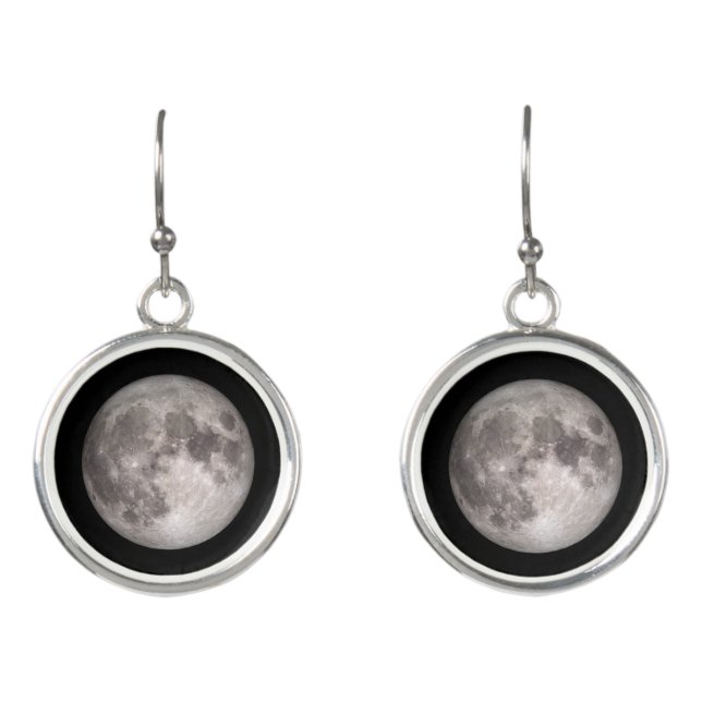 Full moon  earrings (Front)