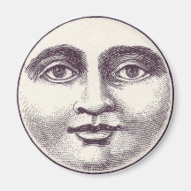Full Moon Face Magnet