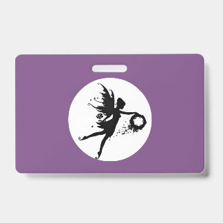 Full Moon Fairies Plastic Badge - Horizontal