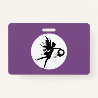Full Moon Fairies Plastic Badge - Horizontal