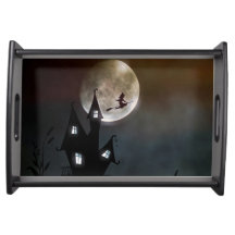 Full Moon, Flying Witch Halloween