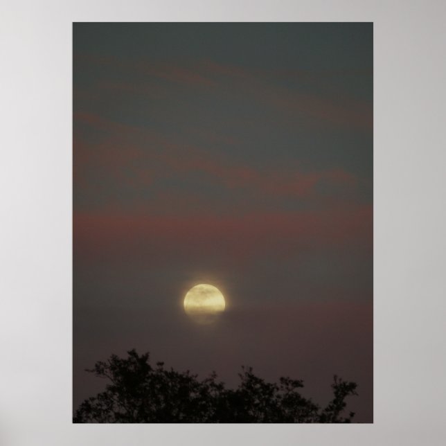 Full Moon Glow Poster (Front)
