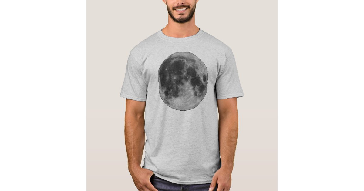 Full Moon Grunge Shirt | Zazzle