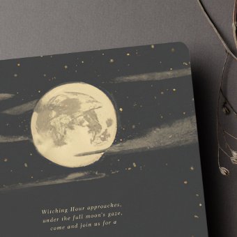Full Moon Halloween Party Invitation | Zazzle