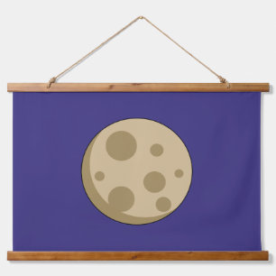 Full Moon Hanging Tapestry