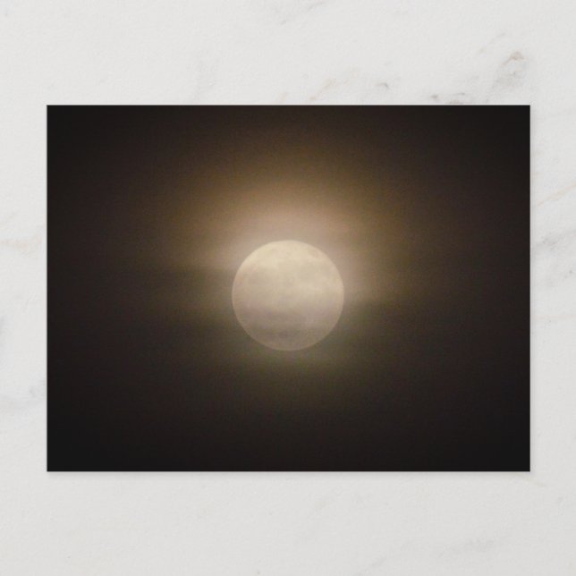 Full Moon Haze Postcard (Front)