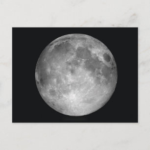 Full Moon Images Postcard