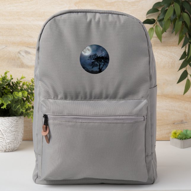 Full Moon in a Starry Sky Patch (On Backpack)