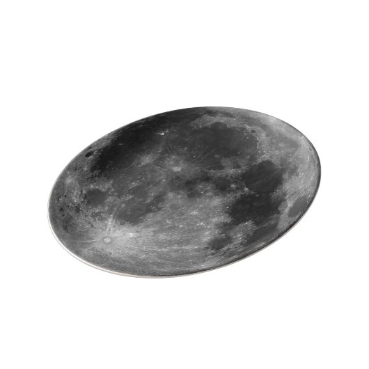 Full Moon in HD Plate (Side)