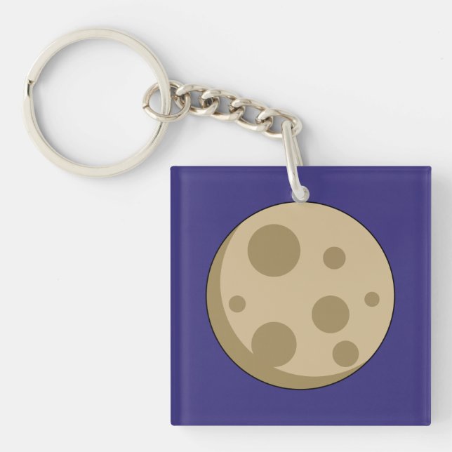 Full Moon Keychain (Front)