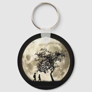 Full Moon Keychain