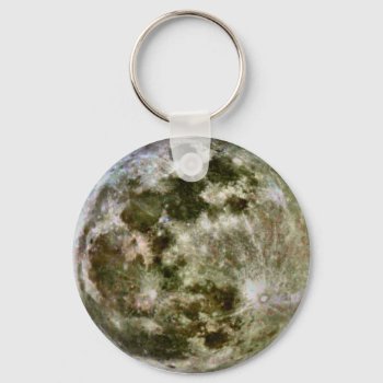 Full Moon Keychain. Keychain by interstellaryeller at Zazzle