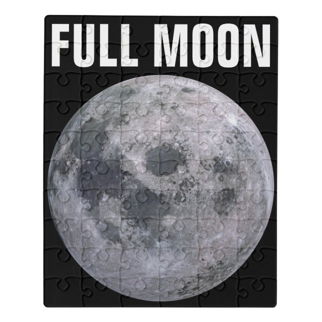 FULL MOON Kids Acrylic Jigsaw Puzzle (Puzzle Vertical)
