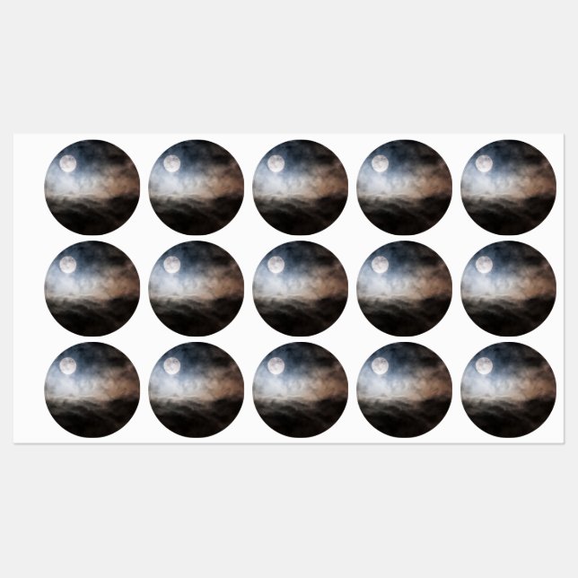 Full moon labels (Sheet)