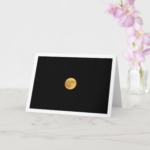 Full Moon Landscape Card