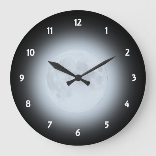 Full Moon Large Clock