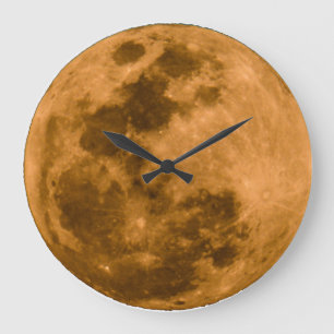 Full moon large clock