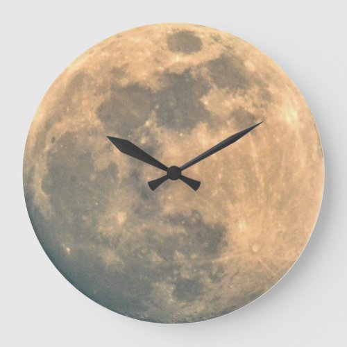 Full Moon Large Clock