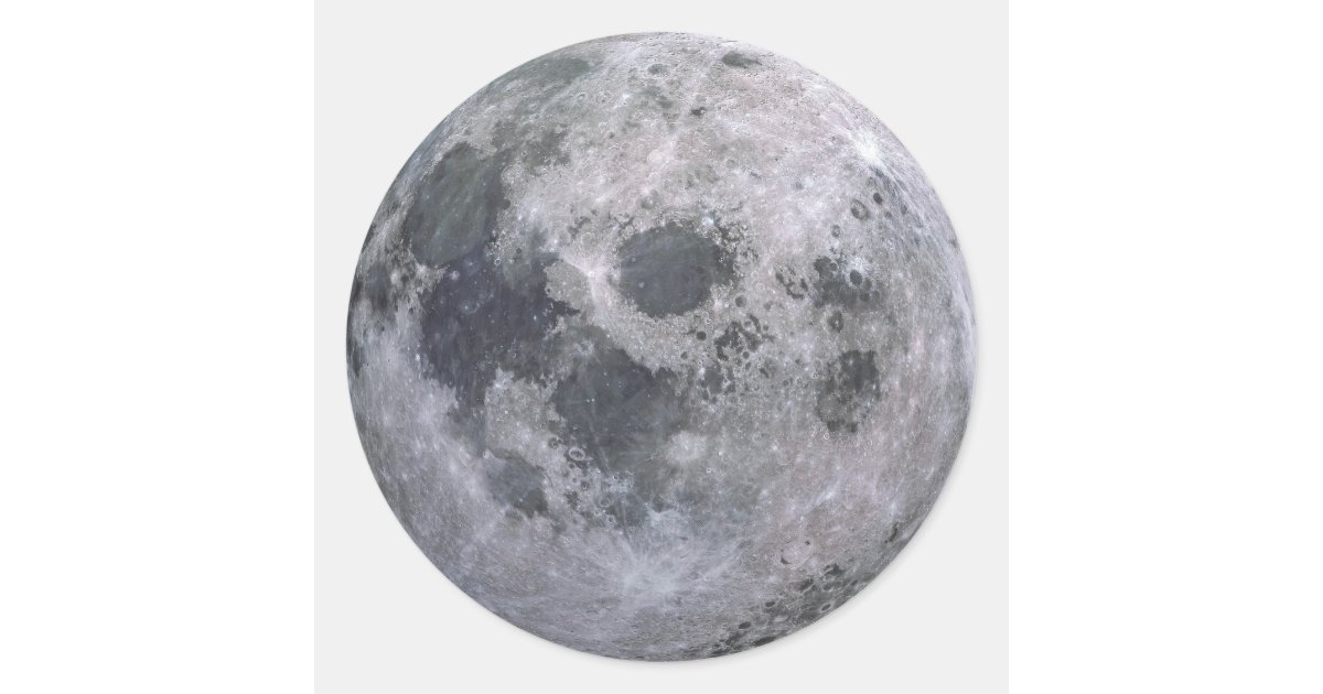 FULL MOON Large Stickers | Zazzle