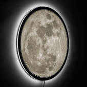 Full Moon LED Sign (Angle)